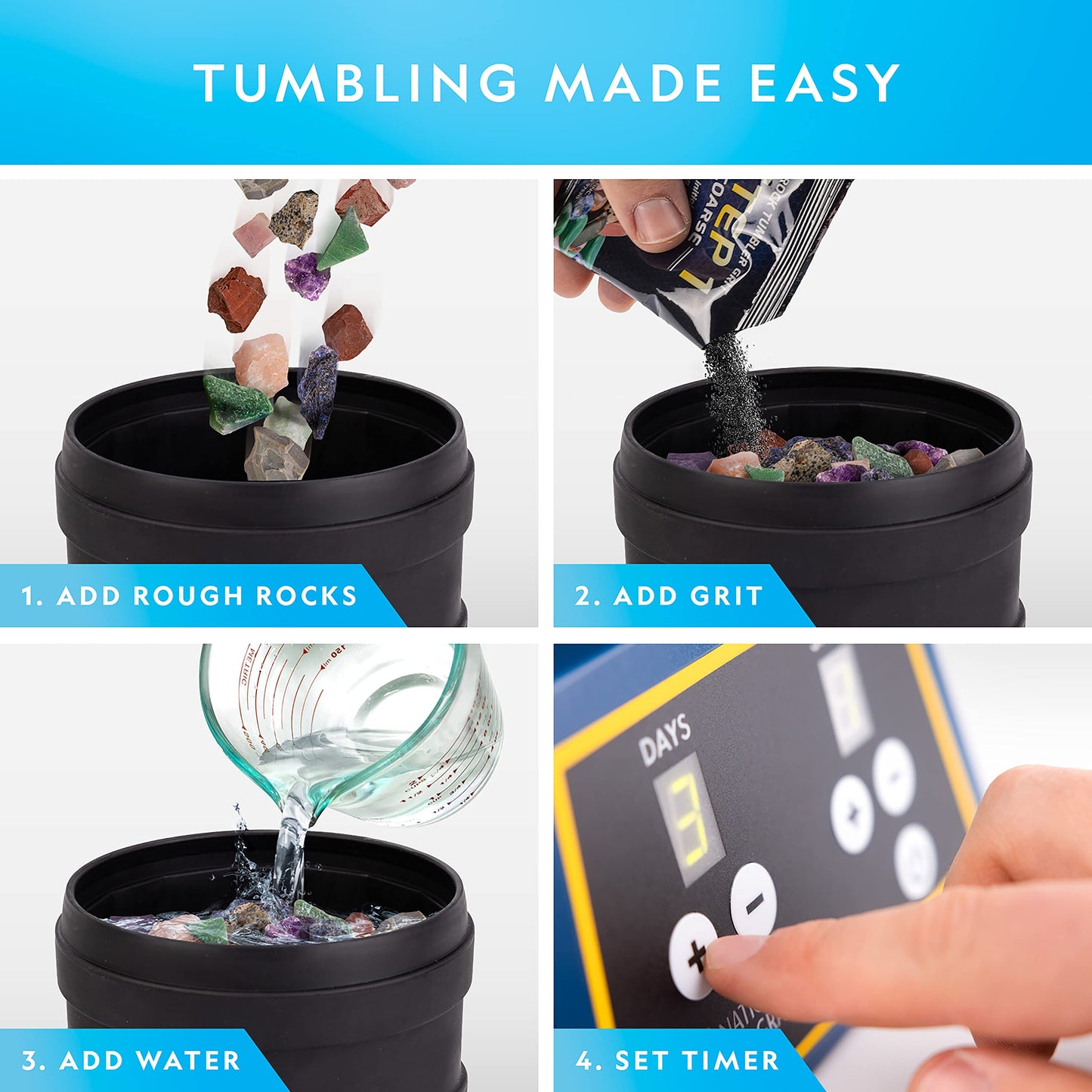 Gemstone Tumbling Kit